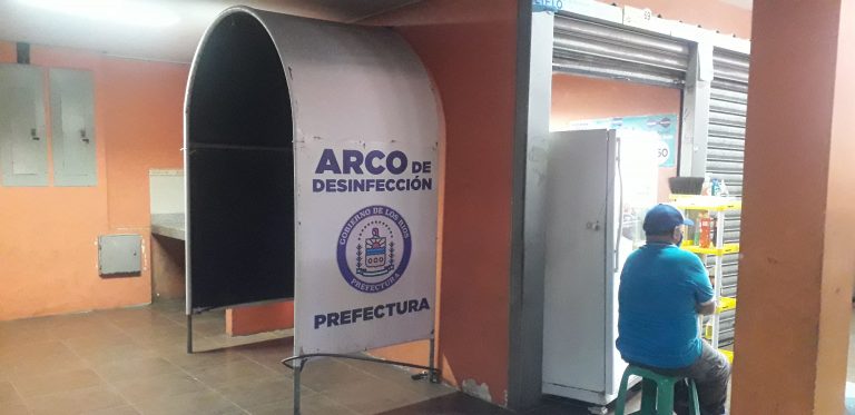 No funcionan los arcos de desinfección del mercado #3