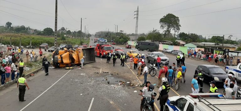 Un total de 16 accidentes de tránsito se reportaron este fin de semana en Los Ríos