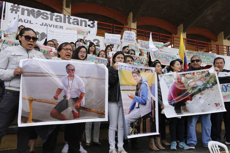 Yadira Aguagallo, novia de Paúl Rivas, miembro del equipo periodístico de El Comercio asesinado en Colombia: ‘A los tres se les ha negado la posibilidad de justicia al igual que a sus familias’