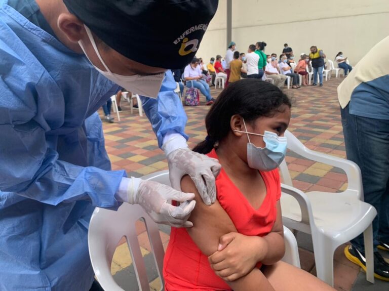 Poca  concurrencia a la vacunación infantil 