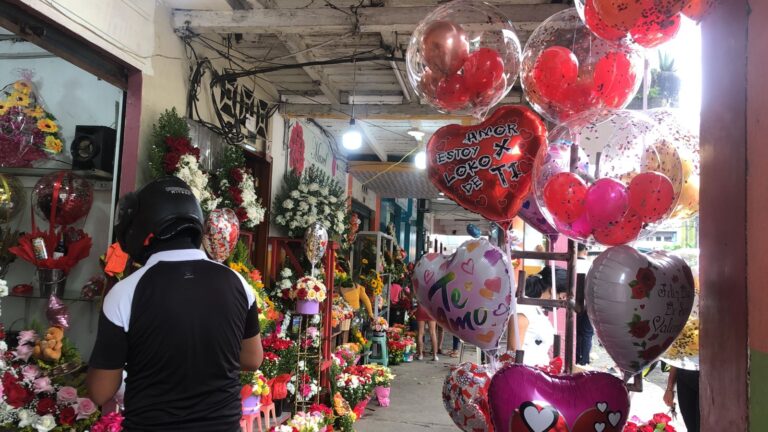 Los comerciantes reportaron bajas ventas en San Valentín