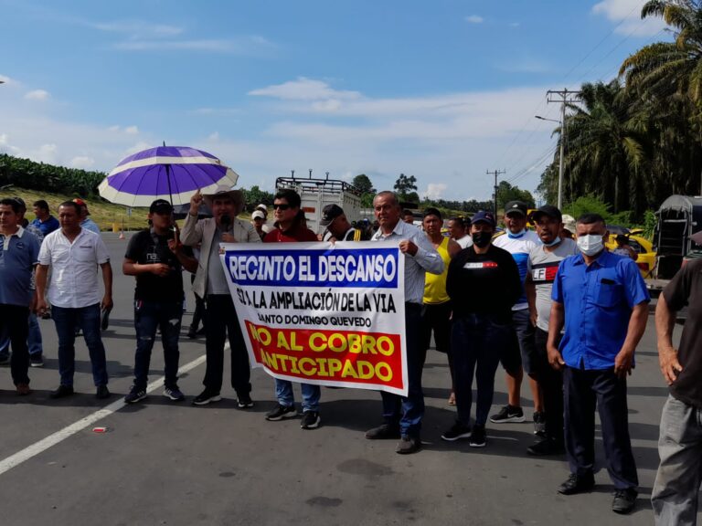 Protestas por cobro anticipado de peaje en Buena fe