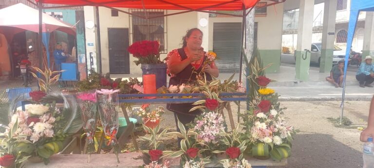 Día de los Difuntos,  bajo en ventas para comerciantes de velas y flores 