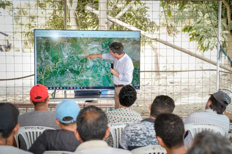 Habitantes preocupados por construcción de camaronera en Babahoyo