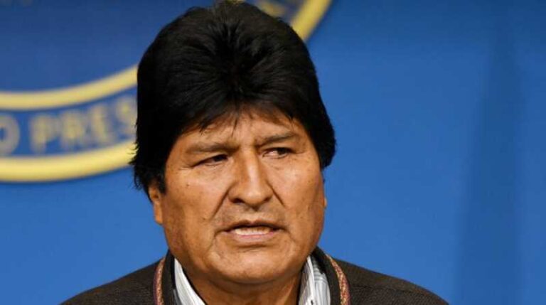 Perú prohíbe el ingreso de Evo Morales expresidente de Bolivia