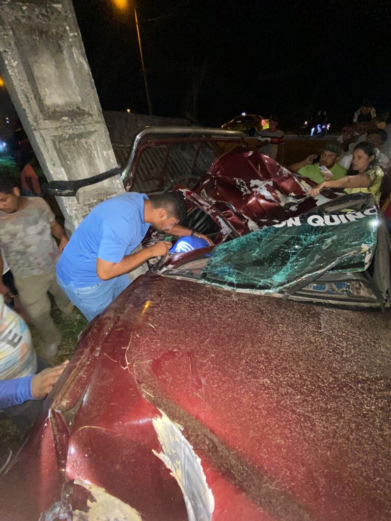 Jimmy Quiñónez no logró sobrevivir a un accidente