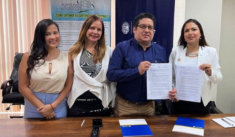 Funcionarios del GAD-Municipal de Quevedo y sus familiares tendrán la oportunidad de acceder a becas de la UTPL