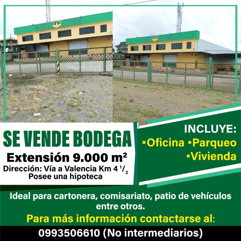 SE VENDE BODEGA