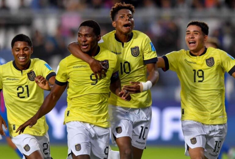 Ecuador ganó 2-1 ante Eslovaquia y sigue en pelea en el Mundial Sub-20