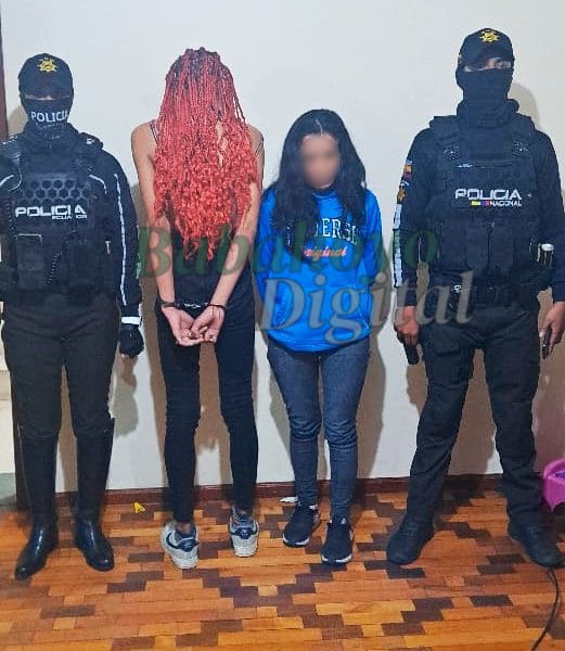 Policía aprehendió a dos personas por robo a domicilio en Ambato