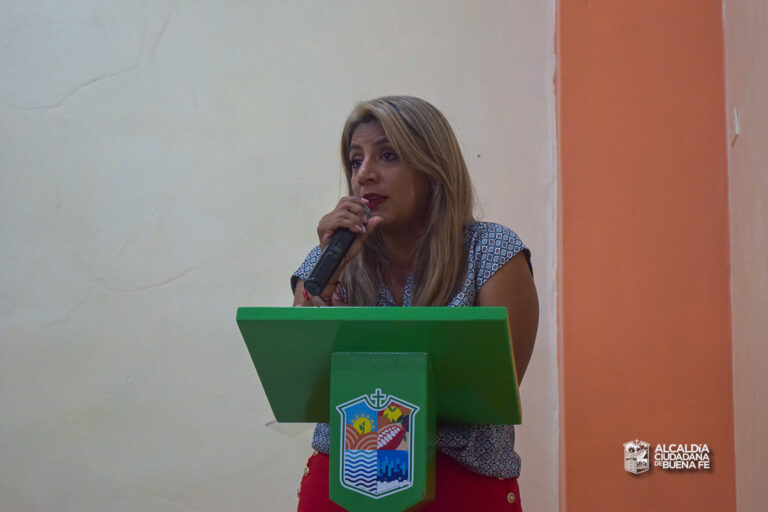 Diana Anchundia, alcaldesa de Buena Fe, habla de sus cien días de trabajo