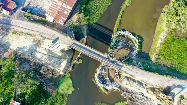 En  Rosa de Oro nuevo puente en la ruralidad de Baba