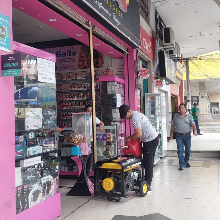 Comercio afectado por nuevo corte de energía