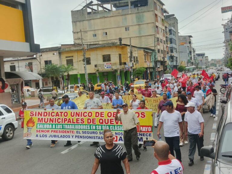 QUEVEDO: Trabajadores destacaron el No conseguido en la Consulta Popular