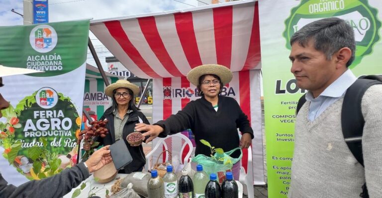 Emprendedores de Quevedo participaron en una feria en Riobamba