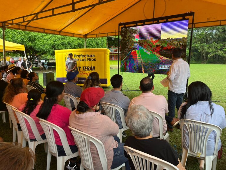 Prefectura inició construcción de nueva vía Puente Gallina-Federico Intriago, que integra a Buena Fe con Valencia