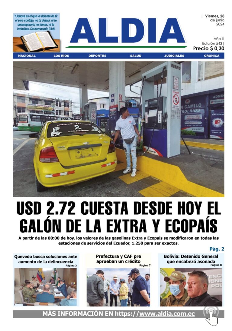 Edición 28 de junio 2024, sube la gasolina en el Ecuador