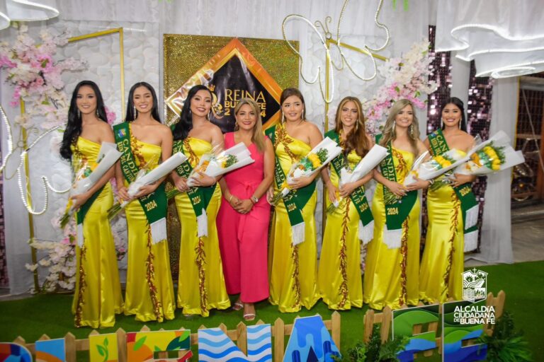 Siete hermosas jóvenes tras la corona de Buena Fe