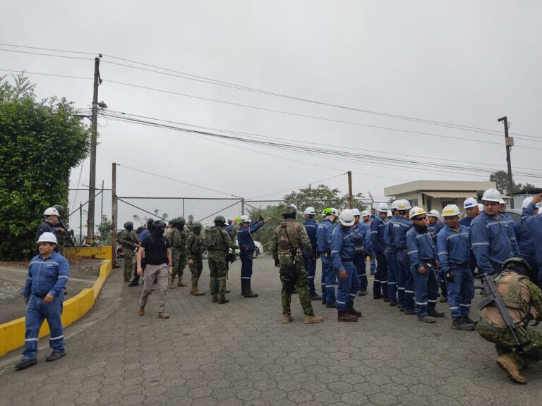 Militares realizaron un operativo Camex y de seguridad en la Central Eléctrica Quevedo