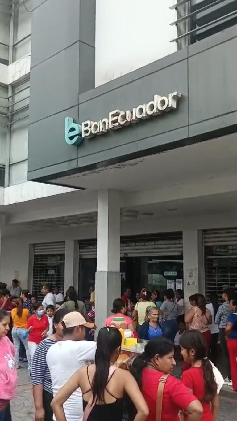 BanEcuador en Quevedo registra problemas en sus servicios por falta de energía eléctrica