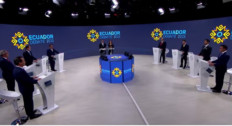 El primer grupo del debate presidencial fue tranquilo, pero hubo leves tensiones entre los candidatos